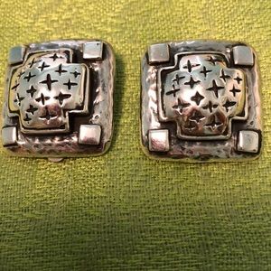 Dallas, Texas designer Dian Malouf clip earrings